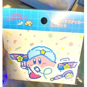 Kirby Kirby Sweet Dreams Diecut Sticker Mini Set 4pk "Dryer Time"